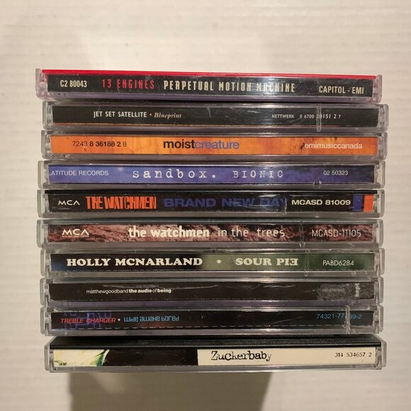 90s Canada Alt Rock 10 CD Lot - Moist Watchmen Sandbox Matt Good McNarland Jet - Picture 7 of 7
